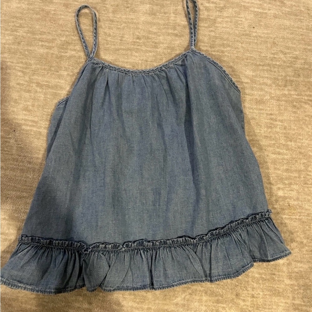 GAP Kids Light Blue Denim Top Size 10